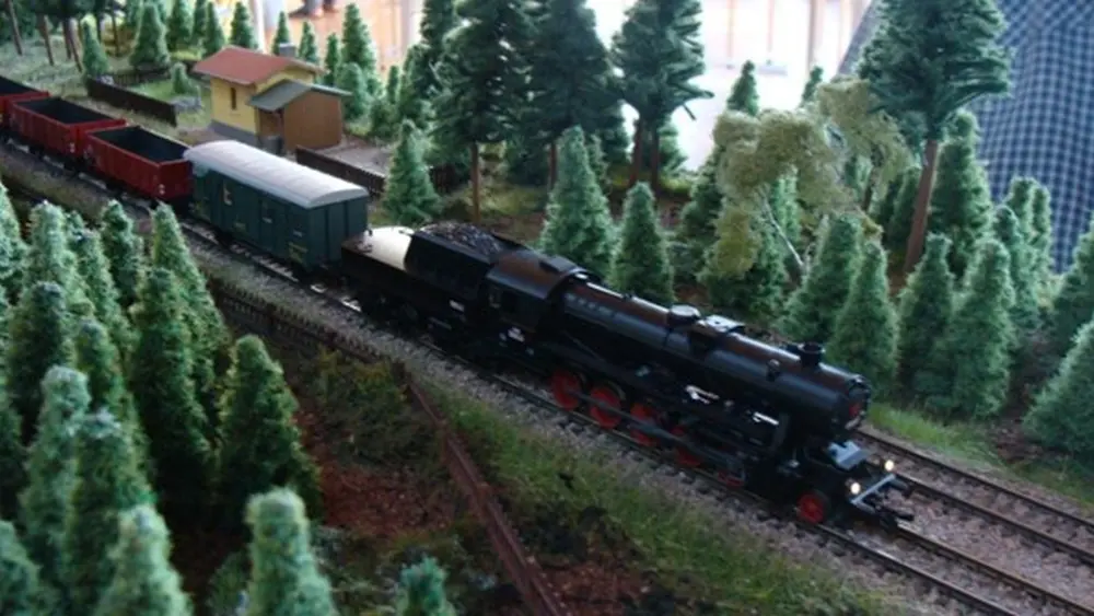 Foto modelu strážní domek v lese